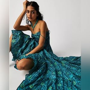 Free People Sundrenched Printed Maxi Dress